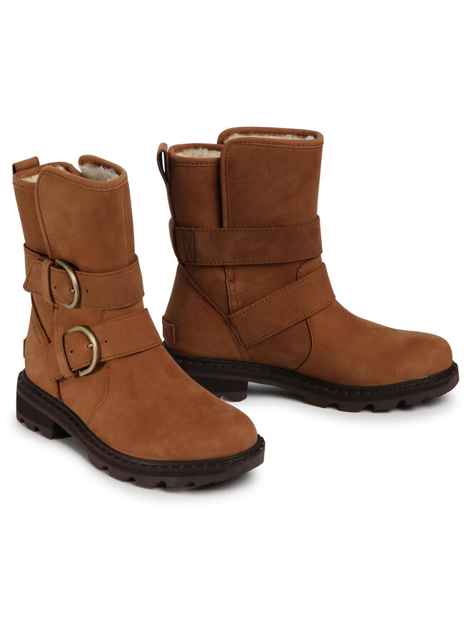 Sorel Μποτάκια Sorel Lennox Moto Boot Cozy NL3958 Καφέ