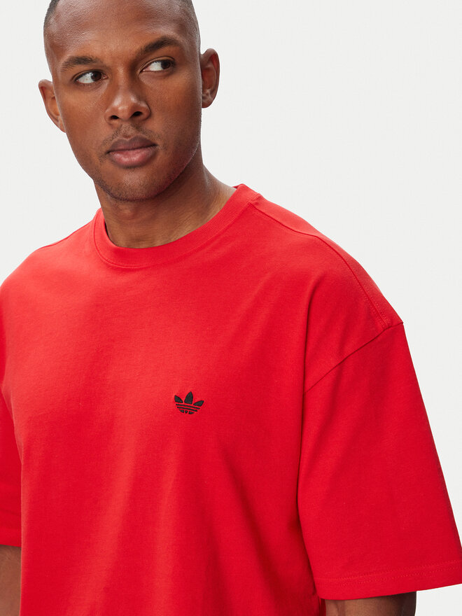 adidas adidas T-Shirt Trefoil Essentials HZ1003 Rot Loose Fit