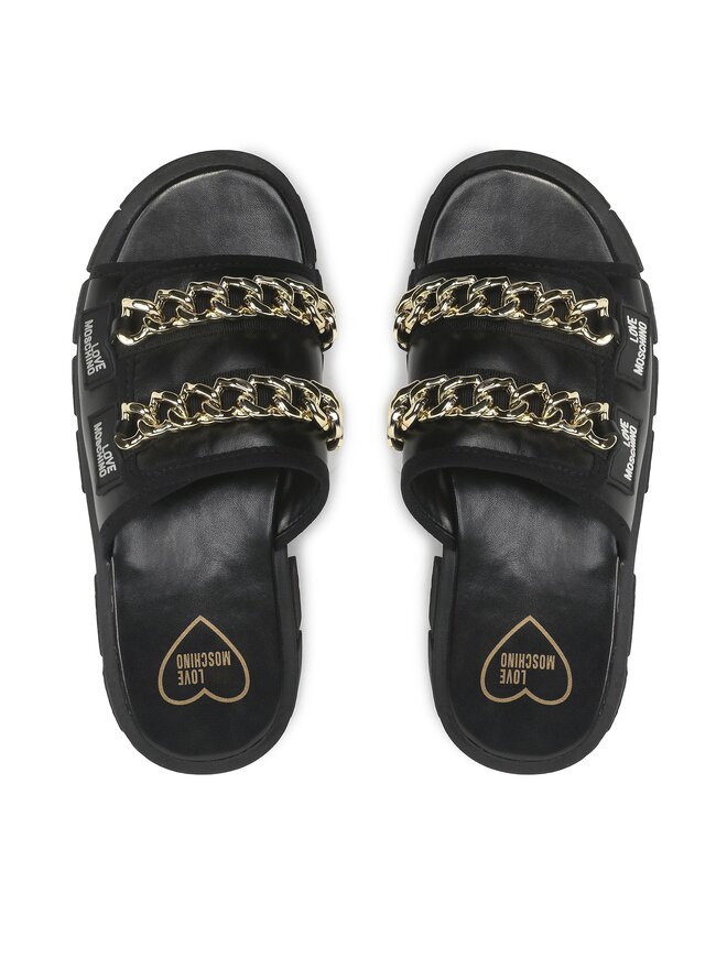 LOVE MOSCHINO Παντόφλες LOVE MOSCHINO JA28586G0GIE0000 Μαύρο