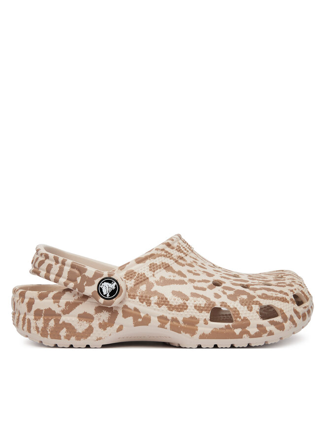 Crocs Шльопанці Crocs Classic Pop Animal Clogs 214153 Бежевий