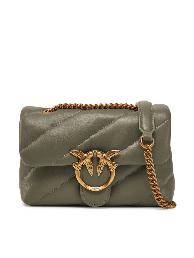 PINKO Handtasche PINKO Love Puff Mini Cl PE 25 PLTT 100039 A0F2 Grün