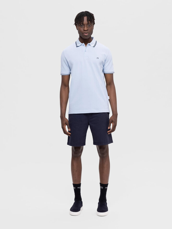Selected Homme Selected Homme Поло 16087840 Блакитний Regular Fit