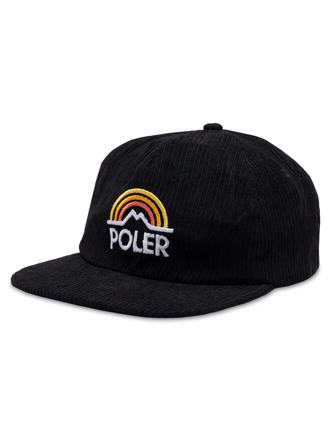 Poler Καπέλο Jockey Poler Mountain Rainbow 221ACU7010 Μαύρο