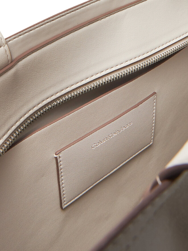 Calvin Klein Jeans Borsetta Calvin Klein Jeans Sculpted Slim Tote34 LV04K3070G Écru