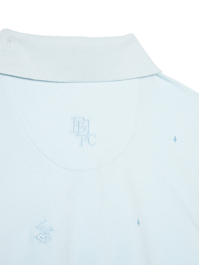 Beverly Hills Polo Club Beverly Hills Polo Club Поло G2555 Голубий Regular Fit