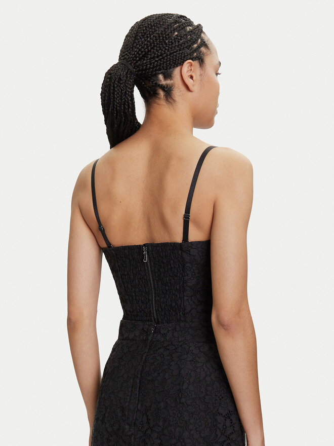 Guess Guess Top W5YH42 WHD00 Negro Regular Fit