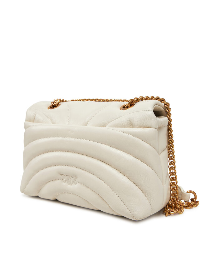 PINKO Borsetta PINKO Love Puff Mini Cl AI 24-25 PLTT 100039 A1EX Écru