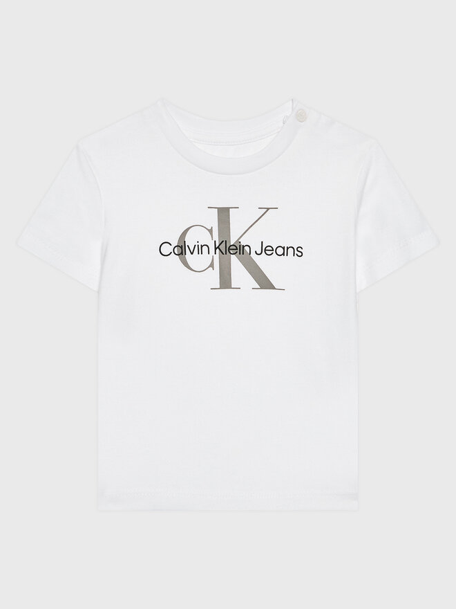 Calvin Klein Jeans Calvin Klein Jeans Camiseta Monogram IN0IN00001 Blanco Regular Fit