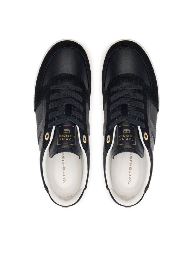 Tommy Hilfiger Sneakers Tommy Hilfiger Th Tribeca Sneaker Premium FW0FW09483 Schwarz