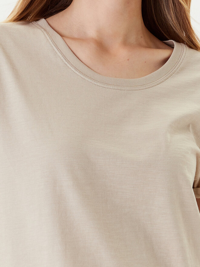 United Colors Of Benetton United Colors Of Benetton Majica 3BVXD109F Bež Regular Fit