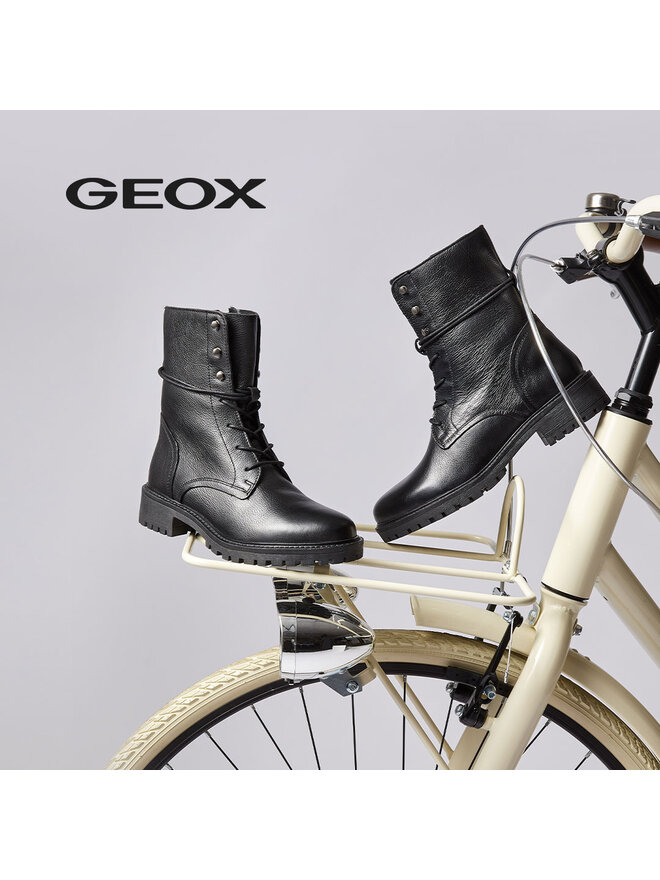 Scarponcini Geox D Hoara E D94FTE 00085 C9999 Nero escarpe