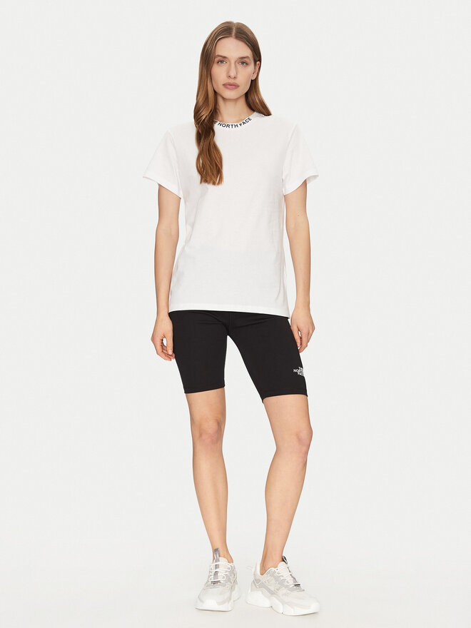 The North Face The North Face Marškinėliai Zumu NF0A87DJ Balta Relaxed Fit