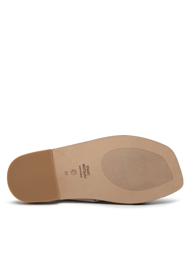 Stuart Weitzman Pantoletten Stuart Weitzman Playa Knot Slide SA247 Weiß