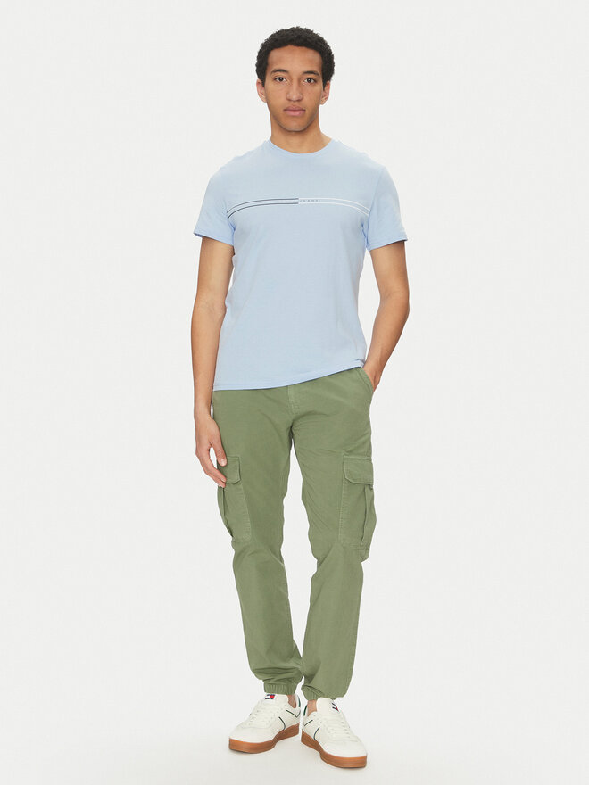 Tommy Jeans Tommy Jeans Футболка Entry Graphic DM0DM20779 Голубий Slim Fit