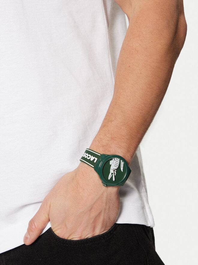 Lacoste Zegarek Lacoste Neocroc  2011309 Zielony