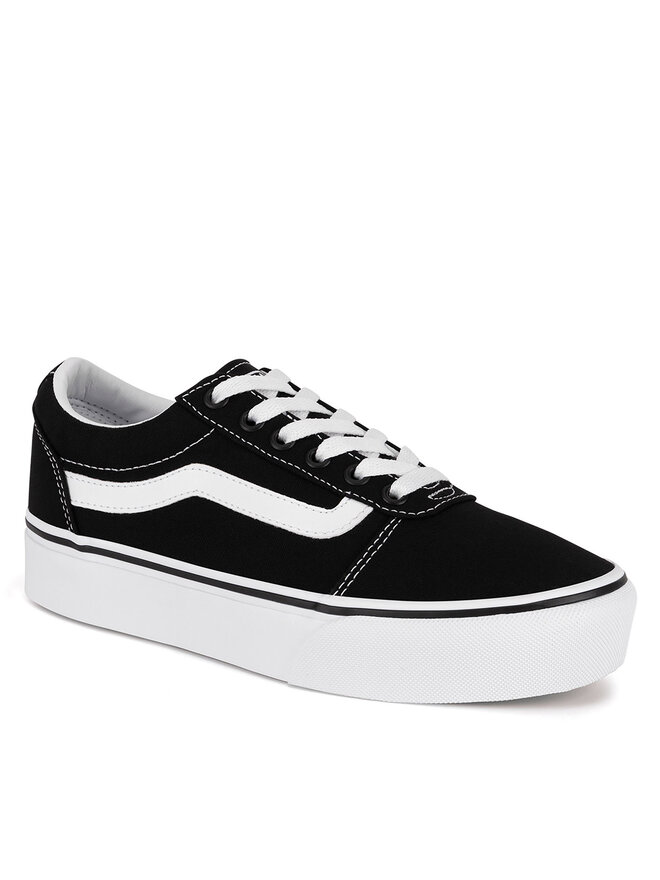 Vans Plátenky Vans WARD PLATFORM VN0A3TLC1871_ Čierna