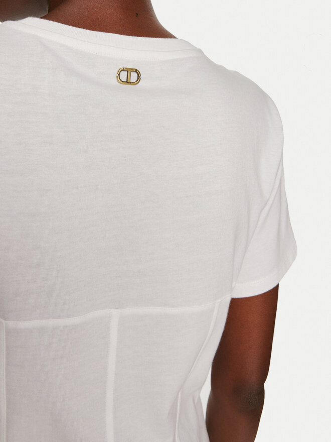 TWINSET TWINSET Camiseta 242TP2440 Blanco Regular Fit