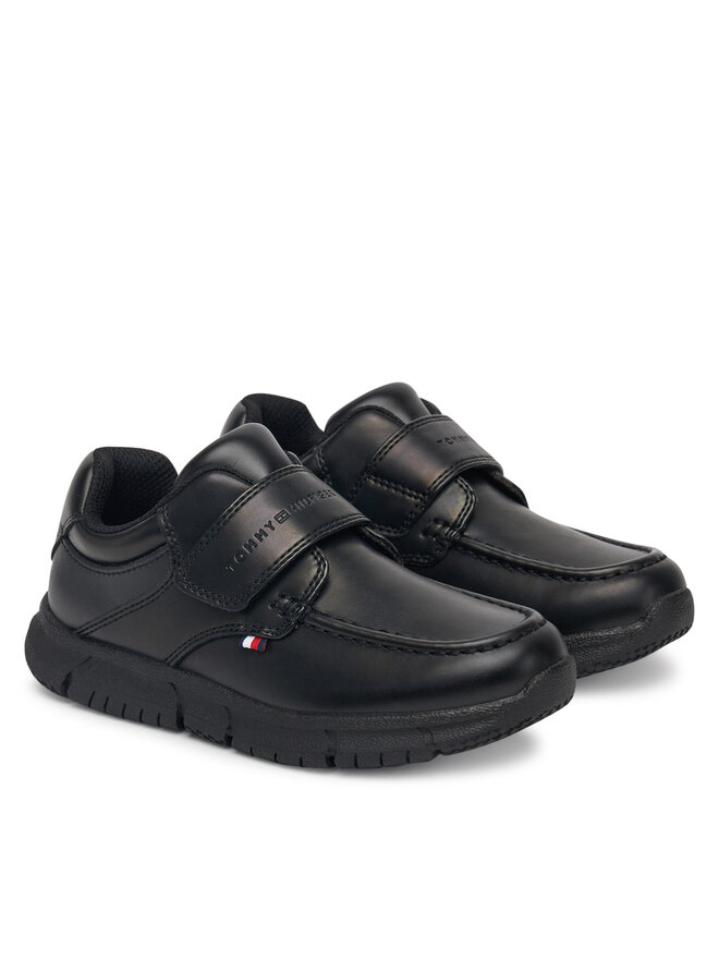 Tommy Hilfiger Halbschuhe Tommy Hilfiger Low Cut Velcro Shoe T3B4-33176-1355 M Schwarz