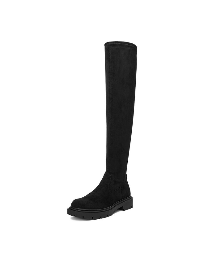 DeeZee Μπότες πάνω από το γόνατο DeeZee 13098-6 Μαύρο