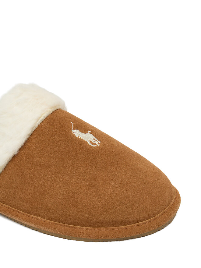 Polo Ralph Lauren Papuče Polo Ralph Lauren 842P03595001 Smeđa