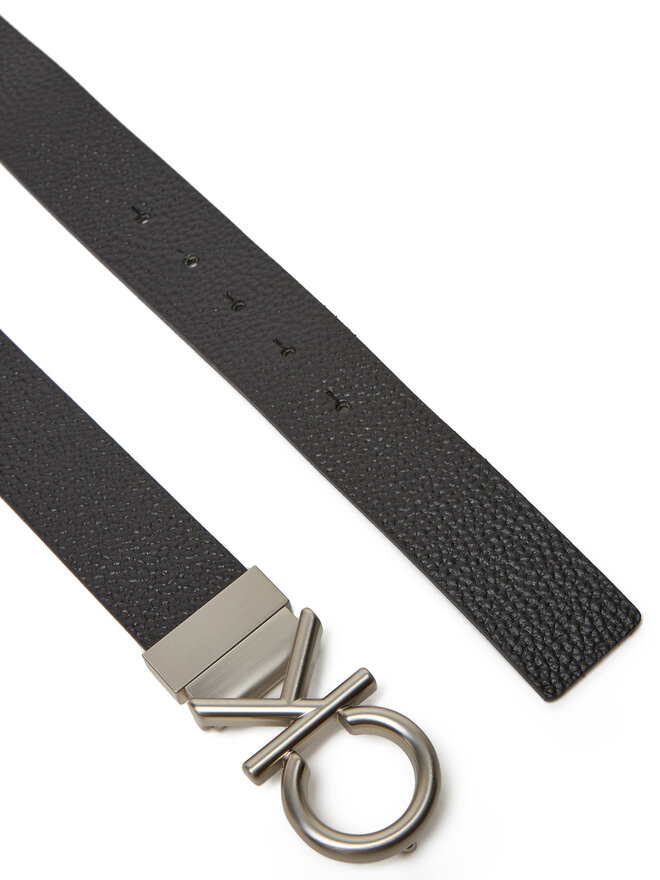Calvin Klein Чоловічий ремінь Calvin Klein Ck Hallmark Logo 35Mm Adj/Rev LV04D7034G Чорний