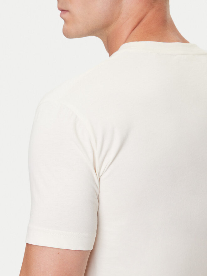 Gant Gant Camiseta Small Graphic 2003343 Écru Regular Fit