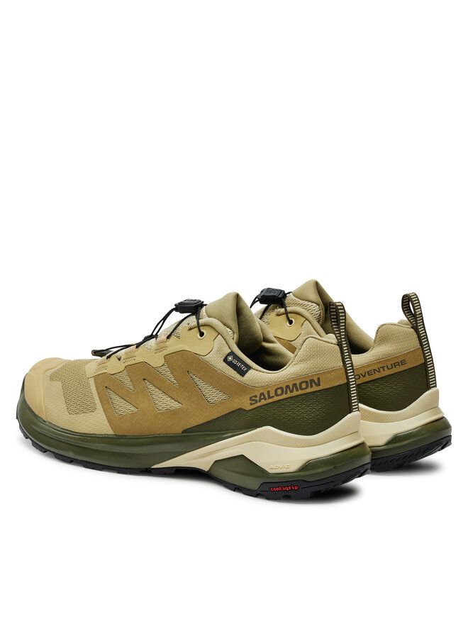 Salomon Běžecké boty Salomon X-Adventure Gore-Tex L47592500 Zelená
