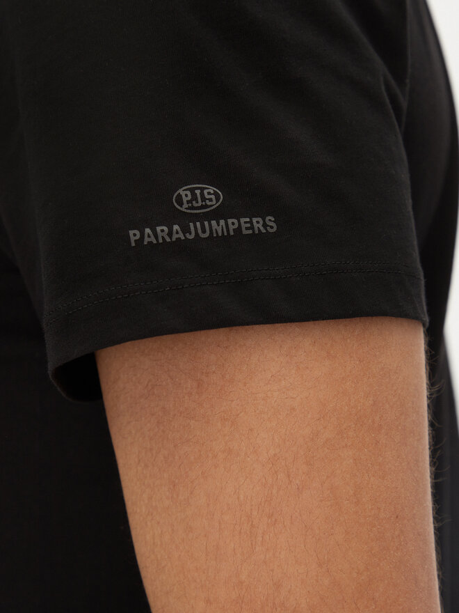 Parajumpers Parajumpers Majica Leland 25SMPMTSGT09 Črna Regular Fit
