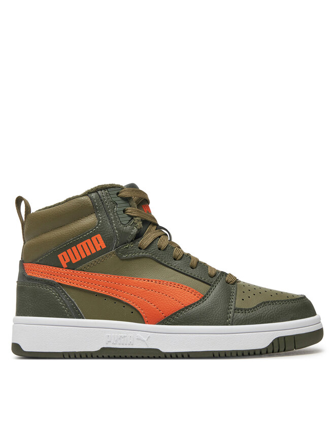 Puma Сникърси Puma Rebound V6 Mid Wtr Jr 394685 05 Каки