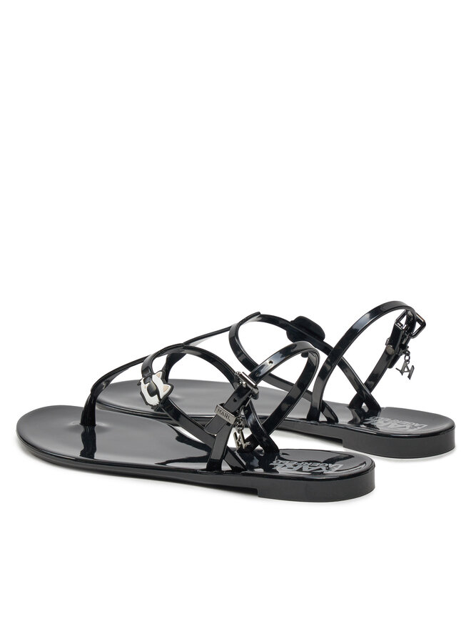 KARL LAGERFELD Sandali KARL LAGERFELD KL80002N Črna