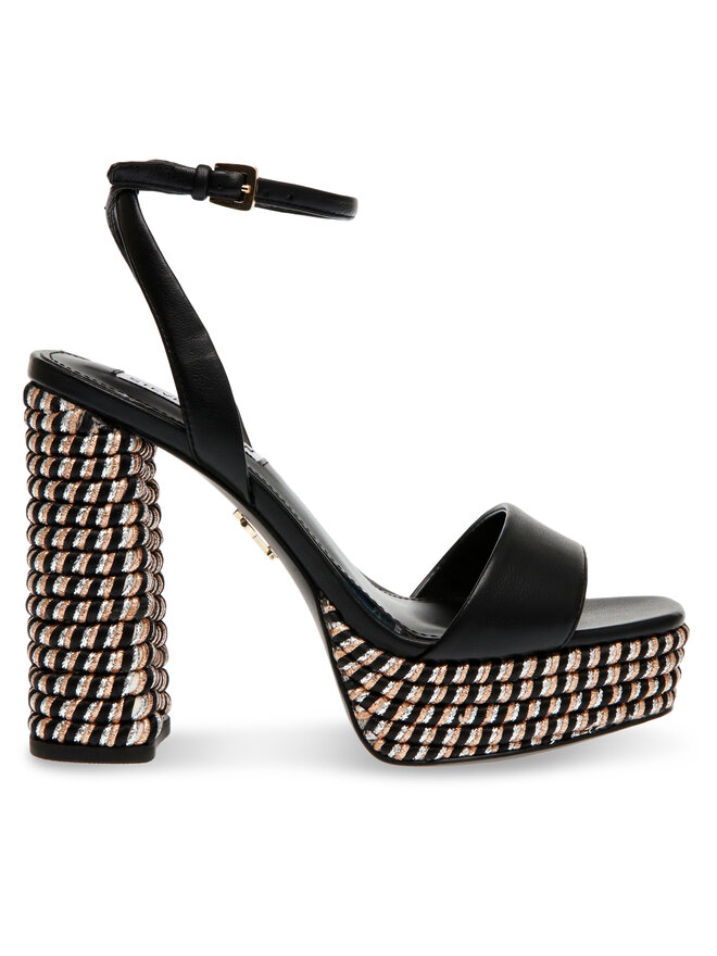 Black steve madden platform sandals discount