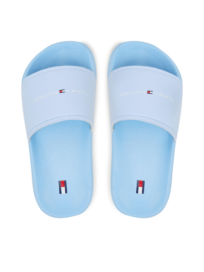 Tommy Hilfiger Pantoletten Tommy Hilfiger T3X0-34403-1172 Blau
