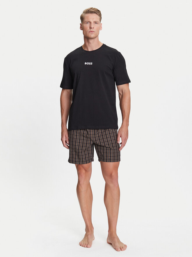 BOSS BOSS Pijama Easy 50545944 Negro Regular Fit