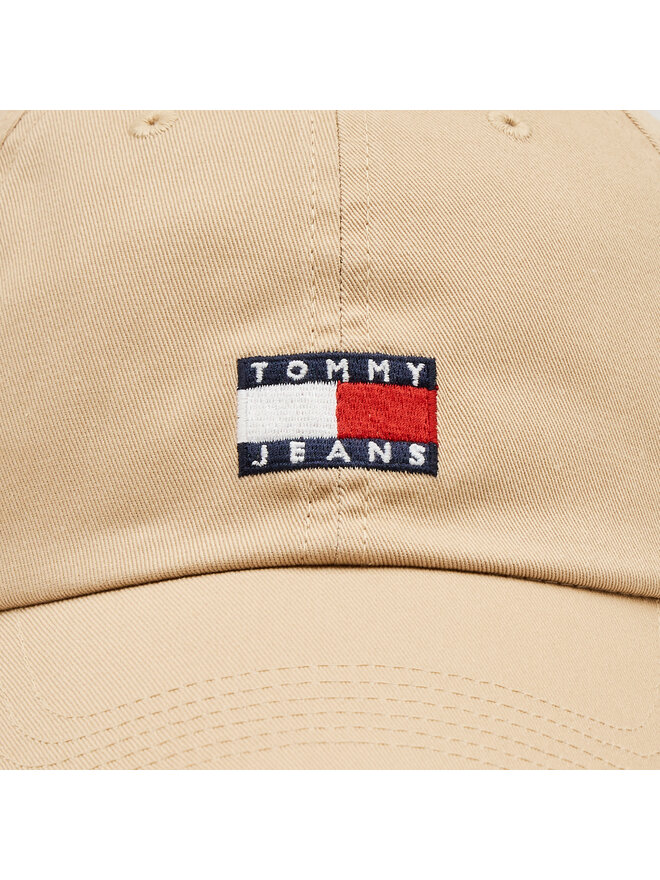 Tommy Jeans Шапка с козирка Tommy Jeans Tjm Heritage 6 Panel Cap AM0AM12020 Бежов