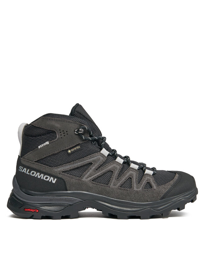 Chaussures de trekking Salomon X Ward Leather Mid GORE TEX L47181900 Noir chaussures