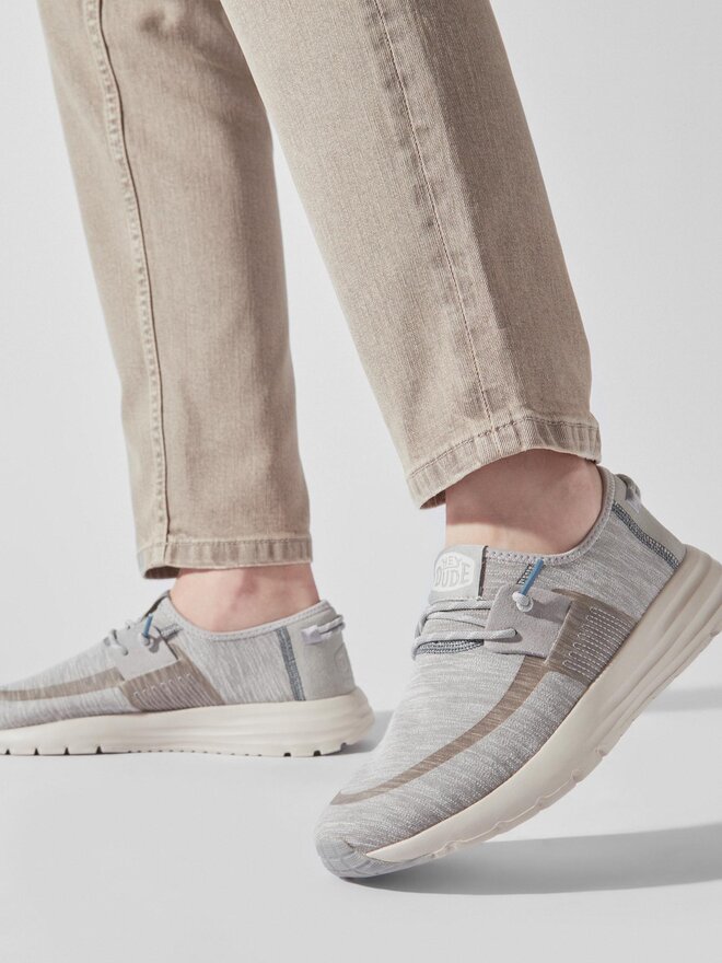 Hey Dude Αθλητικά Hey Dude Sirocco Dual Knit 40184-007 Γκρι