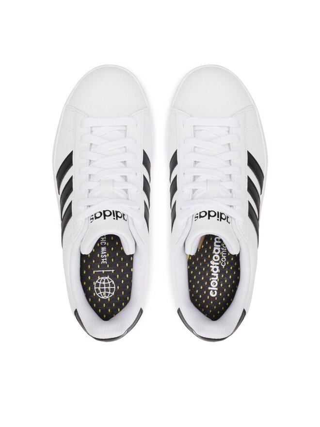 adidas Снікерcи adidas Grand Court Cloudfoam Lifestyle Court Comfort Shoes GW9214 Білий