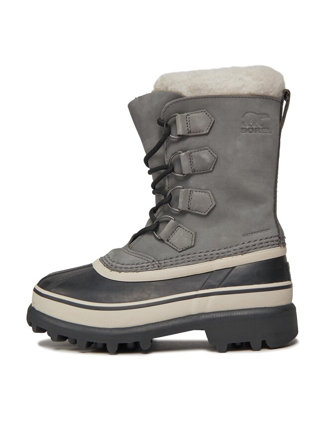 Sorel Μπότες Χιονιού Sorel Caribou NL1005 Γκρι