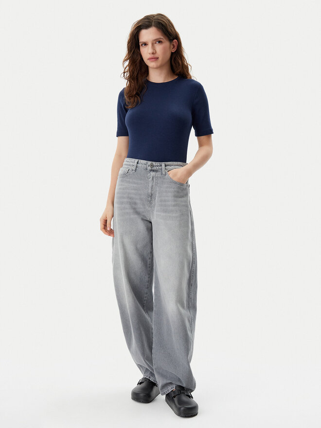 Gap Gap Marškinėliai 679172-02 Tamsiai mėlyna Stretch Fit