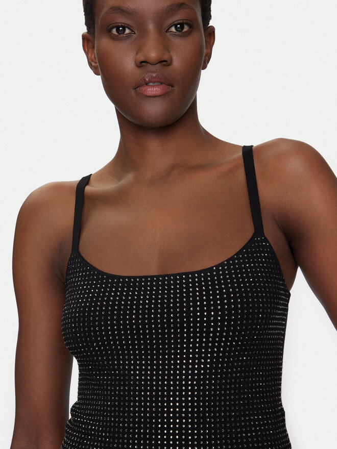 Guess Guess Top W5GR47 Z3MN2 Negro Regular Fit