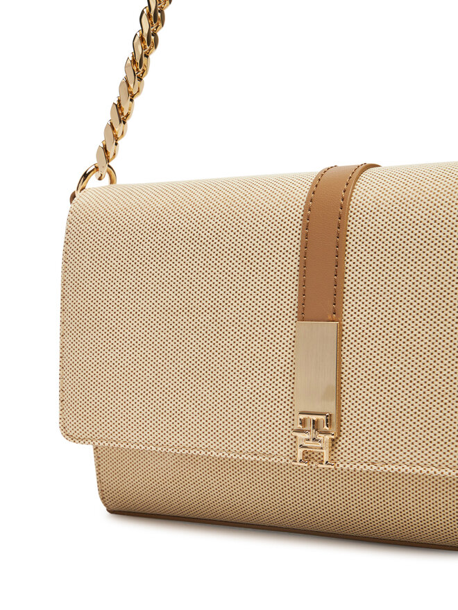 Tommy Hilfiger Bolso Tommy Hilfiger Heritage Conv Crossover Canv AW0AW17622 Beis