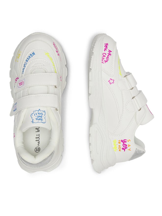 Nelli Blu Sneakers Nelli Blu AVO-19627-002 Alb