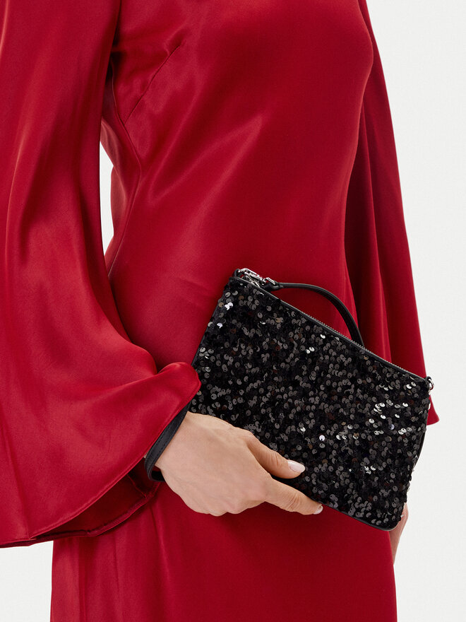 Coccinelle Handtasche Coccinelle E5 SME 55 F5 01 Schwarz