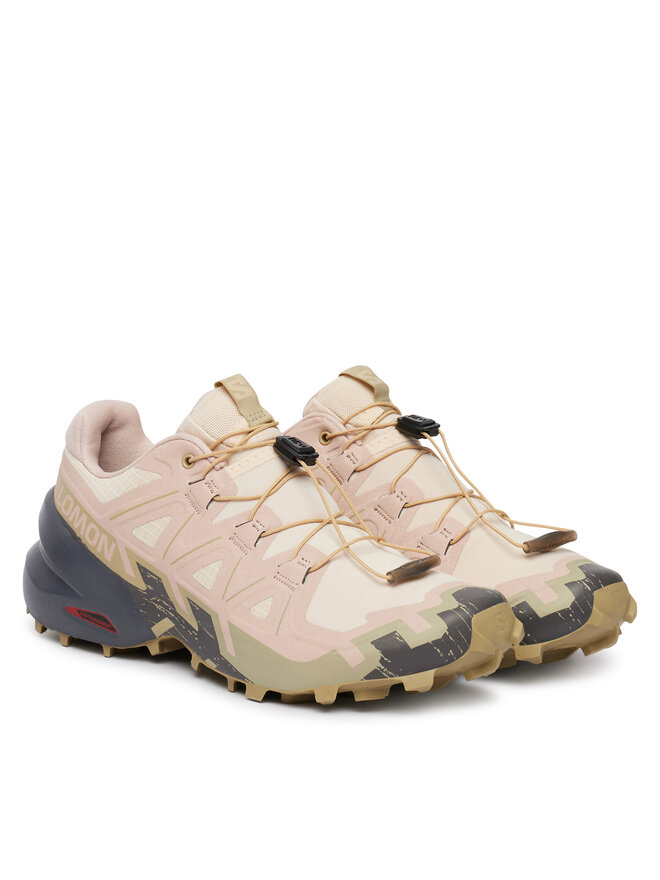 Salomon Взуття для бігу Salomon Speedcross 6 W L49197100 Бежевий