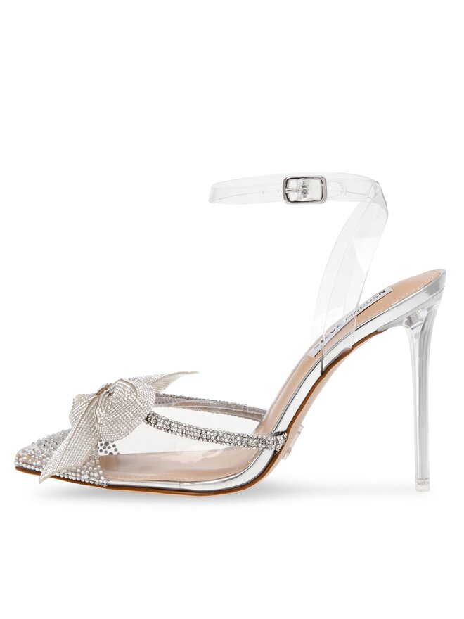Steve Madden Sandále Steve Madden Virtuous Sandal SM11002835-02002-494 Priehľadná