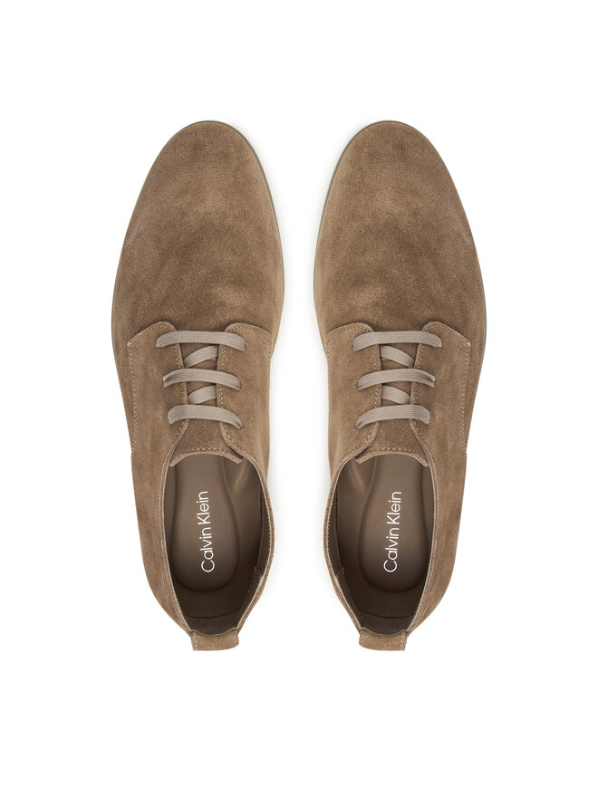 Calvin Klein Halbschuhe Calvin Klein Low Prof Derby Su HM0HM02232 Beige