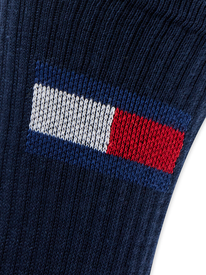 Tommy Hilfiger Set di 2 paia di calzini lunghi da bambini Tommy Hilfiger 701229940 Blu scuro