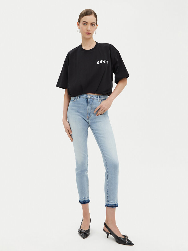 PINKO PINKO Camiseta Torrone 104257 Negro Regular Fit