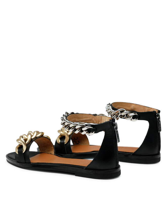 Badura Sandały Badura 22SS19 Czarny