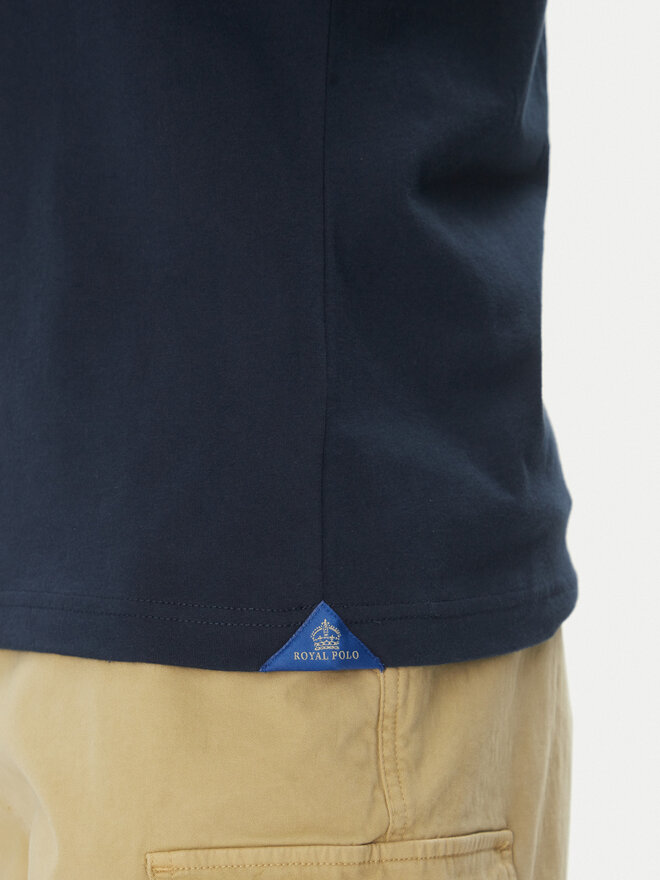 La Martina La Martina T-Shirt Aloysius MARG30 JS206 Dunkelblau Regular Fit